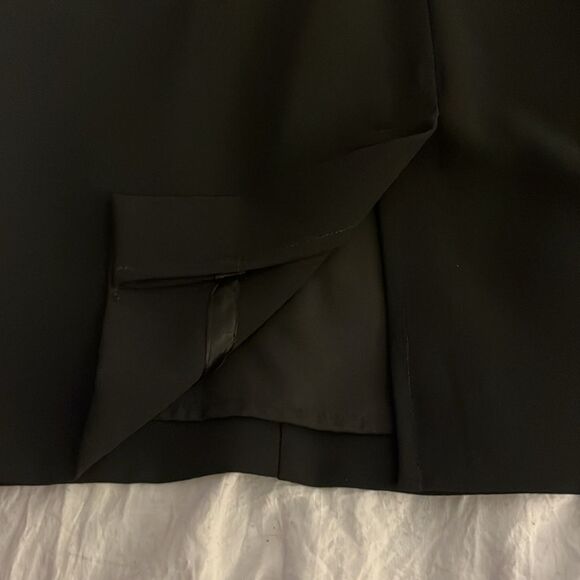 Bcbgmaxazaria Daphine dress black size 2 midi removable bra strap front pockets - Picture 13 of 16